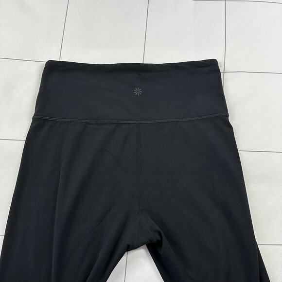 Athleta Leggings Womens Small Black Rise Up Rib 7/8 Yoga Athletic Gym Pilates - Picture 7 of 11